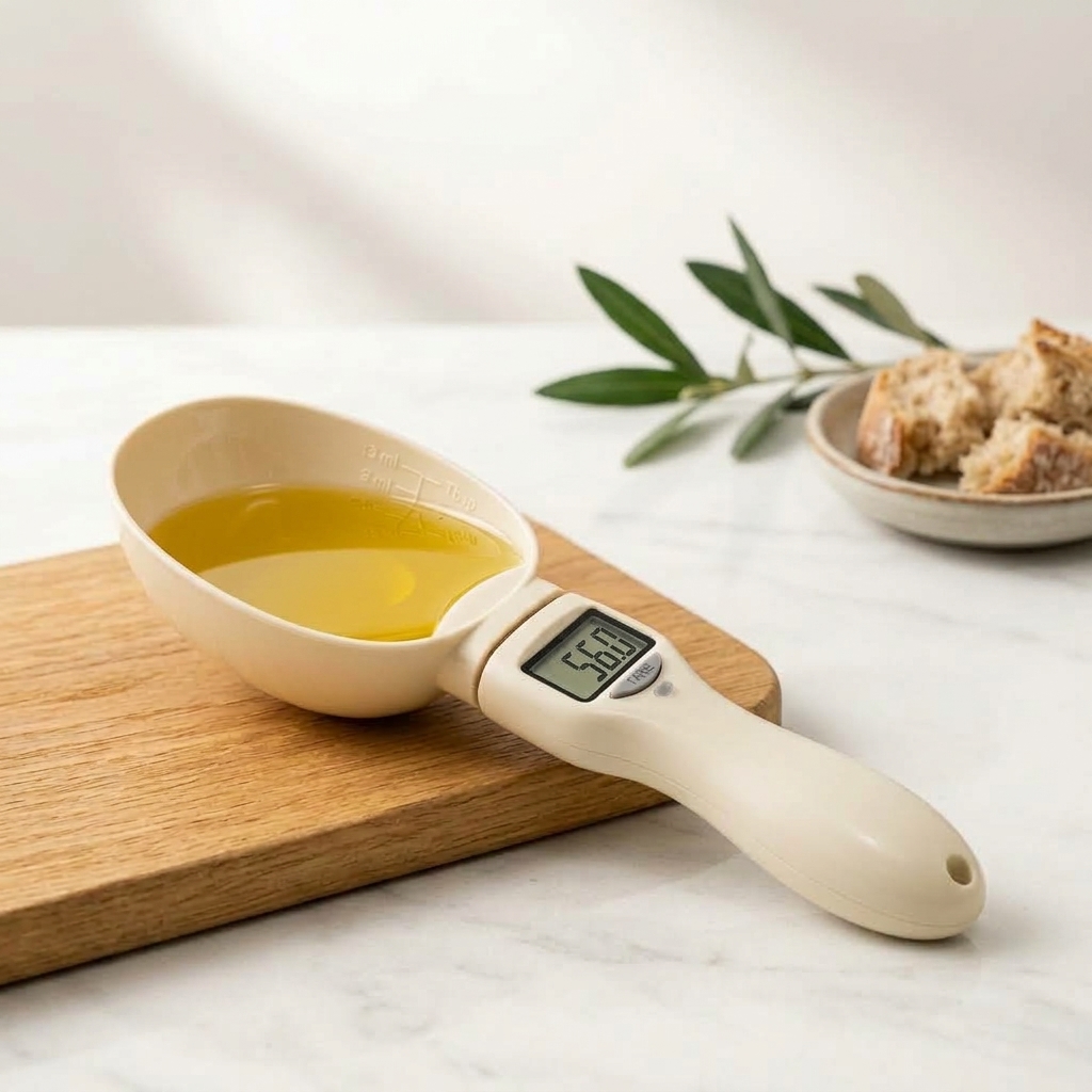 800g Hassas Dijital Mutfak Ölçü Kaşık Terazisi (0.1g Hassasiyet) - 3