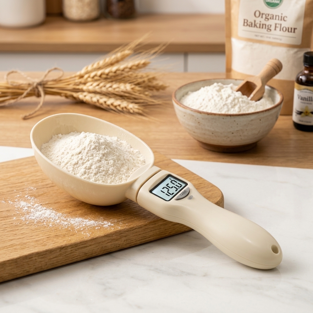 800g Hassas Dijital Mutfak Ölçü Kaşık Terazisi (0.1g Hassasiyet) - 5